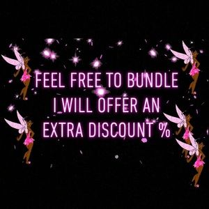 Buy in bundles and I will give a discount